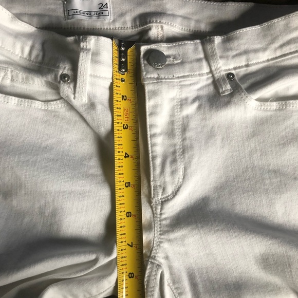Gap White Cropped Ankle Skimmers - Picture 11 of 12